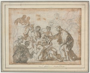 Pyhän Mauruksen ihme tekijältä Francesco Solimena
