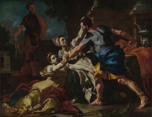Messalinan kuolema tekijältä Francesco Solimena