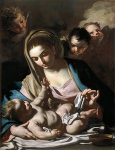 Madonna ja lapsi tekijältä Francesco Solimena