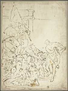 Viattisten joukkomurha tekijältä Francesco Solimena