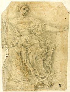 Istuva allegorinen naishahmo tekijältä Francesco Solimena