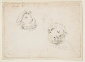 Tutkimus kahdelle kerubille tekijältä Francesco Solimena