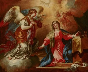 Enkelin ilmestys tekijältä Francesco Solimena