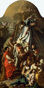 Laskeutuminen ristiltä, 1729 tekijältä Francesco Solimena