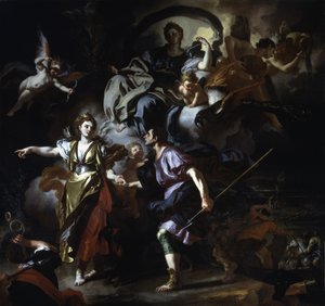 Didon ja Aeneasin kuninkaallinen metsästys, n. 1712-1714