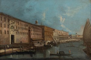 Francesco Tironi Näkymä Venetsian Pyhän Markuksen altaasta