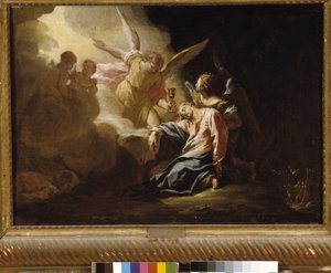 Kristus oliivipuiden puutarhoissa tekijältä Francesco Trevisani
