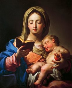 Madonna lapsen kanssa (öljy kankaalle)