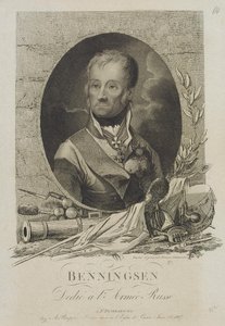 Kreivi Levin Leonty August Theophil von Bennigsenin muotokuva 1745-1826, 1807