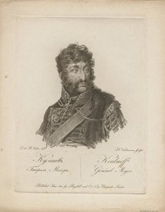 Jakov Petrovitš Kulnev 1763-1812, 1813 tekijältä Francesco Vendramini