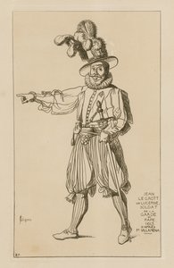 Jean le Grott Luzernista, paavin vartija, 1613