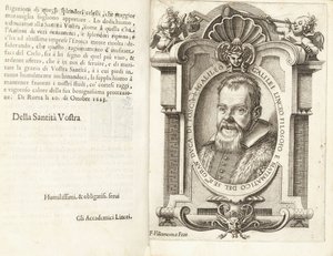 Galileo Galilein muotokuva, 1623 tekijältä Francesco Villamena