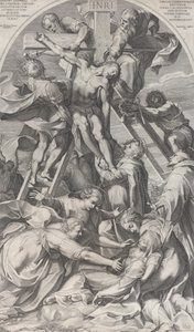 Laskeutuminen ristiltä, 1606. tekijältä Francesco Villamena
