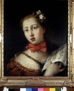 venetsialainen laulaja. F. Zugnon maalaus