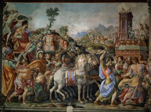 Marcus Furius Camilluksen (447-365 eKr.) voitto, Sala dell
