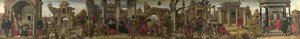 Kohtauksia Saint Vincent Ferrerin elämästä, noin 1450-1475. tekijältä Francesco del Cossa,