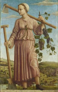 Muse Polyhymnia, noin 1459. tekijältä Francesco del Cossa
