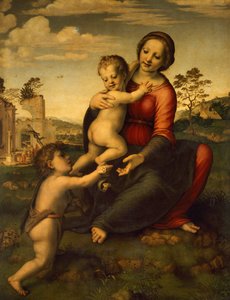 Our Lady of the Well, noin 1517, kirjoittanut Franciabigio (1482-1525), tempera puulla