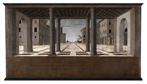 Saksa: Idealstadt Architectural Veduta tekijältä Francesco di Giorgio