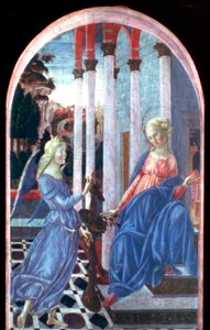 Ilmoitus, n. 1470-1472 tekijältä Francesco di Giorgio Martini