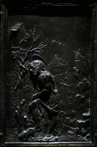 Pyhä Jerome katuvainen, n.1470-75 (patinoitua pronssia). tekijältä Francesco di Giorgio Martini