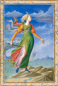 Karthagon allegoria, c1448. tekijältä Francesco di Stefano Pesellino