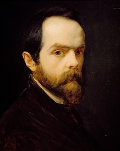Omakuva (öljy kankaalle) tekijältä Francesco or Eugene Pescatori