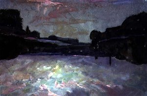 Joki-Auringonlasku