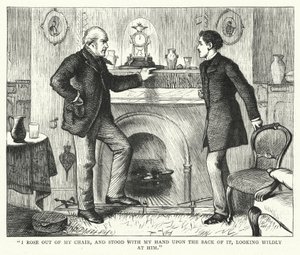 Charles Dickensin kuvitus suurille odotuksille (kaiverrus)