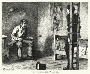 Charles Dickensin kuvitus suurille odotuksille (kaiverrus)
