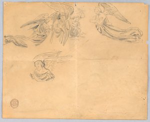 Piirros enkeleistä tekijältä Francis Augustus Lathrop