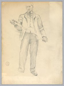 Luonnos miehestä tekijältä Francis Augustus Lathrop