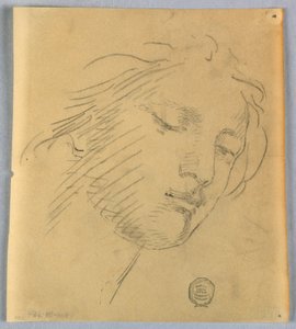 Luonnos naisen kasvoista tekijältä Francis Augustus Lathrop