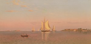 Näkymä Bostonin satamaan Castle Islandin lähellä