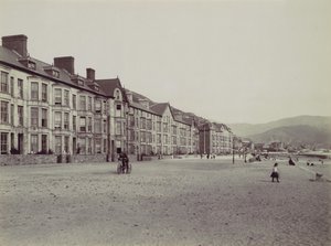Barmouth. Meriterassi ja Esplanadi, 1870-luku. tekijältä Francis Bedford