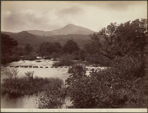 Bettws-y-Coed. Moel Siabod ja askelkivet tekijältä Francis Bedford