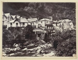 Lynmouth, Riverside Cottages, 186094. tekijältä Francis Bedford