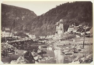 Lynmouth from the Sea, 186094. tekijältä Francis Bedford
