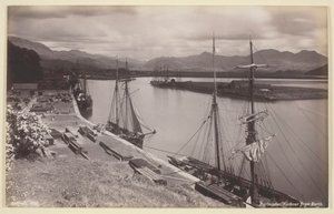 Porthmadogin satama pohjoisesta, 186094. tekijältä Francis Bedford