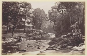 Watersmeet, The Cottage and Streams, 186094. tekijältä Francis Bedford