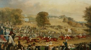 Heaton Park Races, Manchester (öljy kankaalle) tekijältä Francis Calcraft Turner