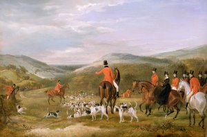 The Berkeley Hunt, 1842: The Meet tekijältä Francis Calcraft Turner