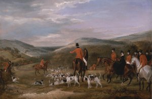 The Berkeley Hunt, 1842: The Meet tekijältä Francis Calcraft Turner