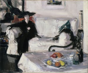 Sisustus figuurilla tekijältä Francis Campbell Boileau Cadell