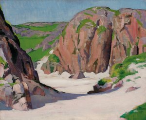 Port Bhan, Iona, n. 1922 (öljy kankaalle)