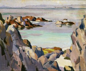 Ionan Staffa ja Rhum (öljy kankaalle) tekijältä Francis Campbell Boileau Cadell