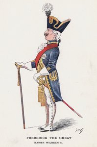 Frederick Suuri, Keisari Wilhelm II (väri litho)