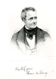 Thomas de Quincey (1785-1859), Howien dagerrotypiakuvasta tekijältä Francis Croll