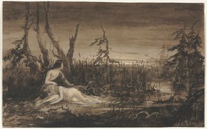 Figuurit maisemassa. tekijältä Francis Danby