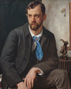 Charles Holdenin muotokuva (öljy kankaalle)